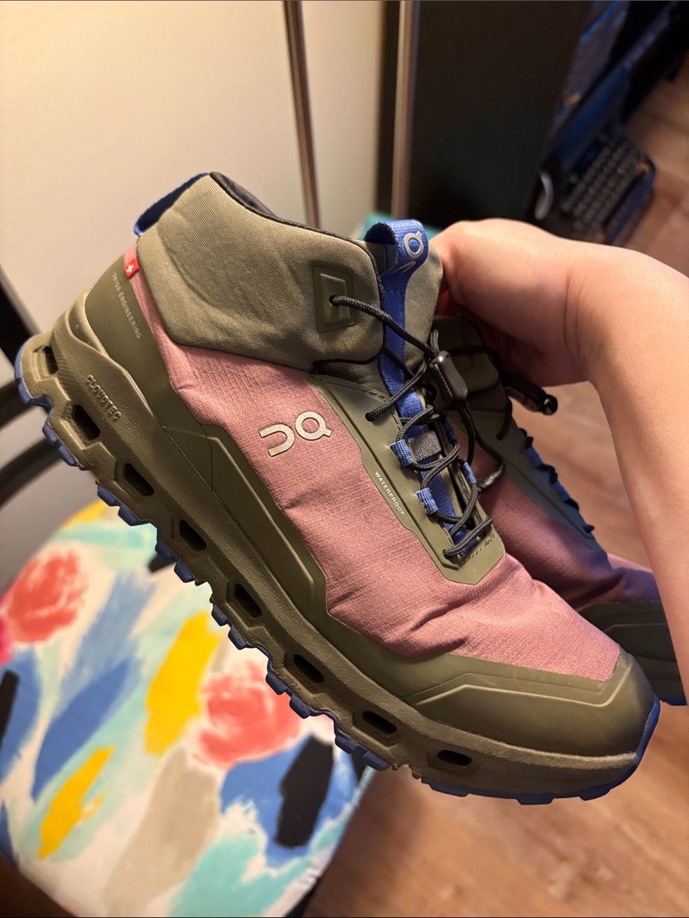 On Cloud kids hiking shoes